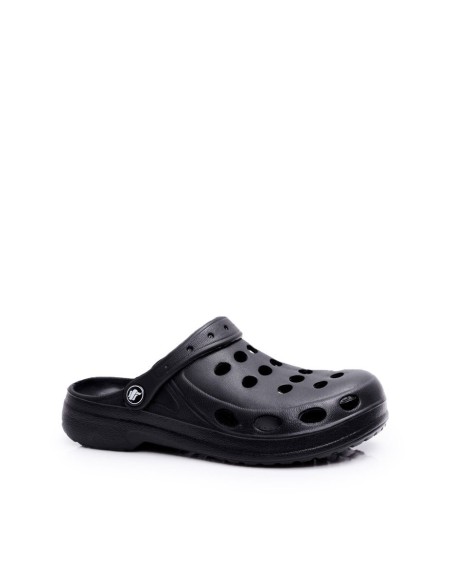 Women's Flip Flops Black Foam EVA Dots