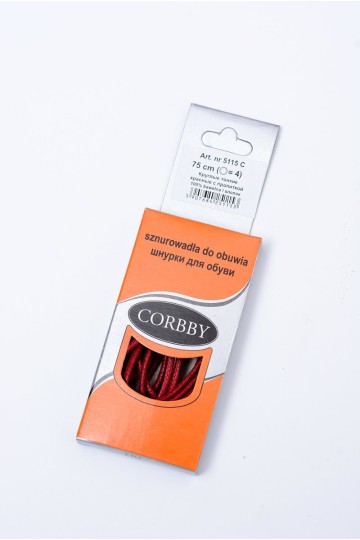 Corbby Red vaškuoti ploni užvarsčiai