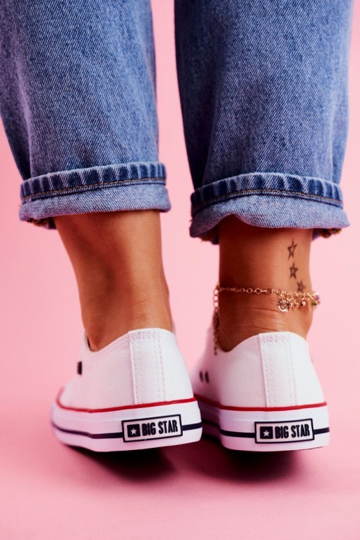 Big Star Women's White Sneakers T274022