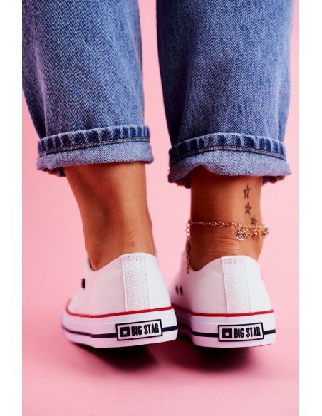 Big Star Women's White Sneakers T274022