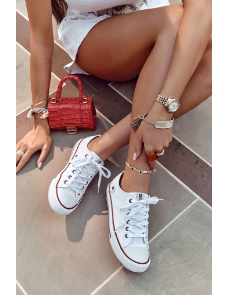 Women's Classic Low Sneakers Big Star DD274336 White