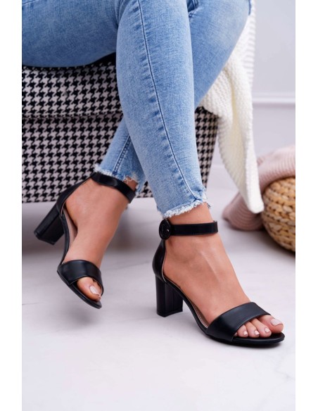 Women's Stiletto Sandals Black Lexi