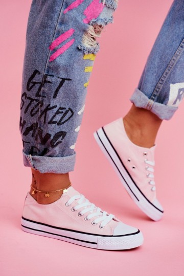 Women's Classic Sneakers Pink Omerta 2