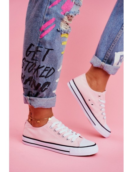 Women's Classic Sneakers Pink Omerta
