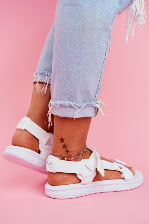 Women's Sandals Big Star White FF274A603