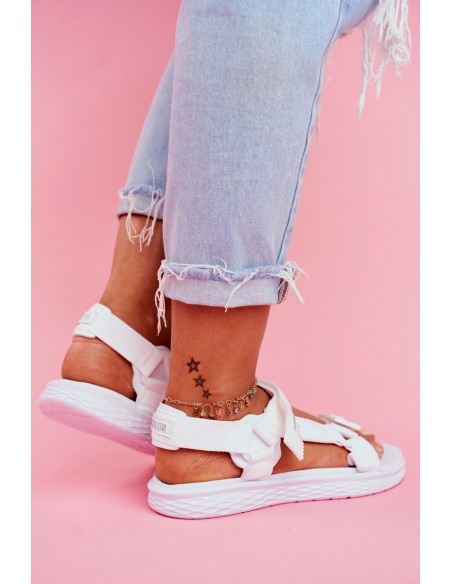 Women's Sandals Big Star White FF274A603
