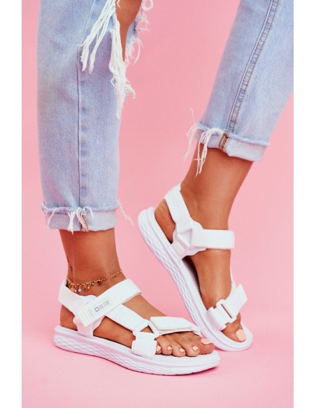 Women's Sandals Big Star White FF274A603