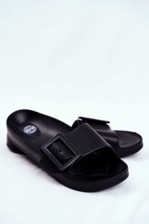 Women's Slides Big Star Black FF274A389
