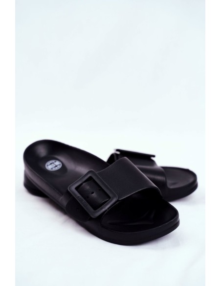 Women's Slides Big Star Black FF274A389