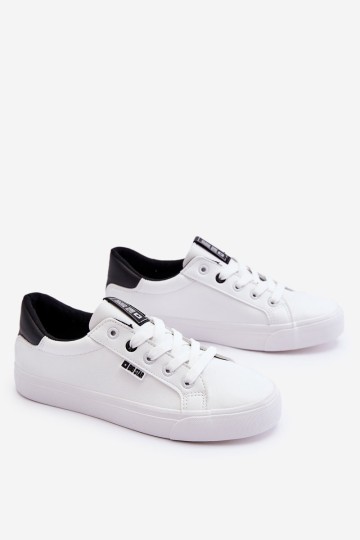 Women's Leather Sneakers Big Star EE274312 White-Black 2