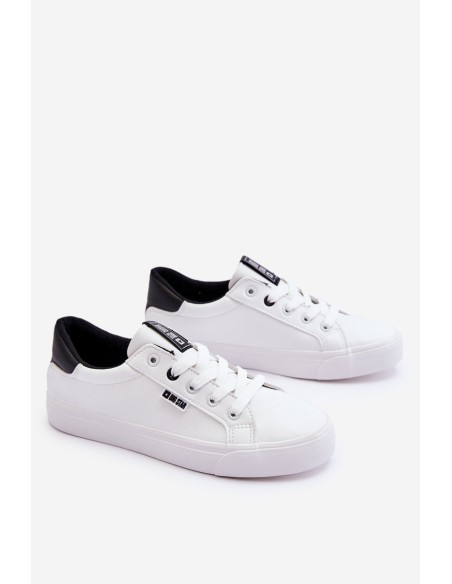 Women's Leather Sneakers Big Star EE274312 White-Black