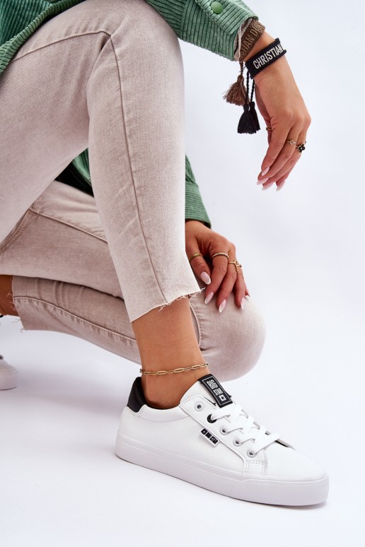 Women's Leather Sneakers Big Star EE274312 White-Black