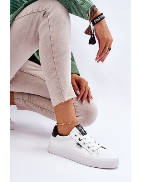 Women's Leather Sneakers Big Star EE274312 White-Black