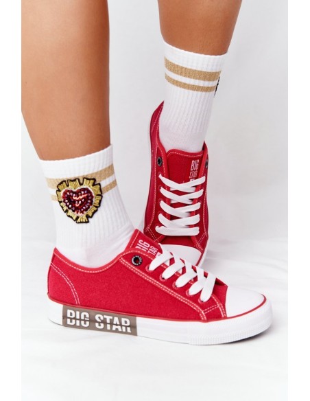 Women's Sneakers BIG STAR HH274115 Red