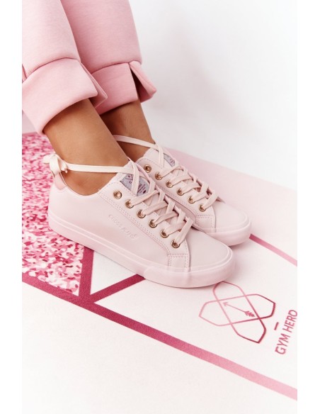 Women's Leather Sneakers CROSS JEANS HH2R4004C Pink