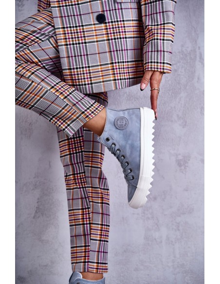 Moteriški odiniai šilti sportbačiai Big Star EE274115 Šviesiai mėlyni