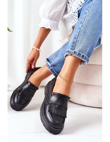 Leather Loafers Big Star II274100 Black