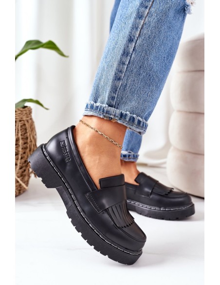 Leather Loafers Big Star II274100 Black