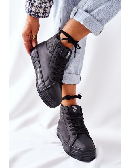 High Insulated Sneakers Big Star II274147 Black