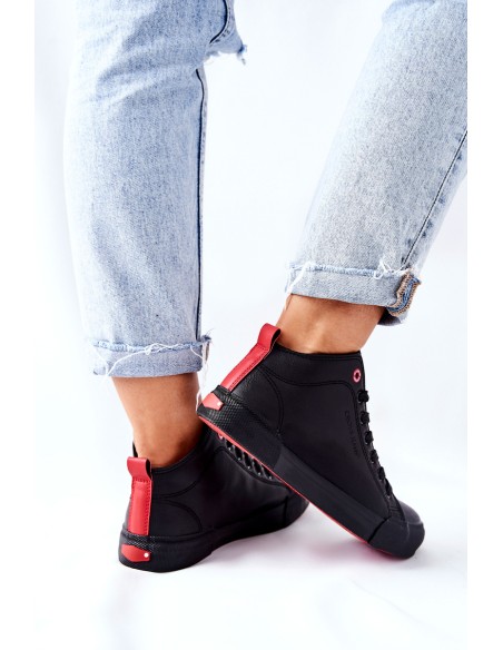 Women's High Sneakers Cross Jeans II2R4032C Black