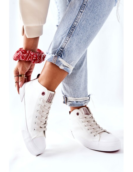 Women's High Sneakers Cross Jeans II2R4033C White