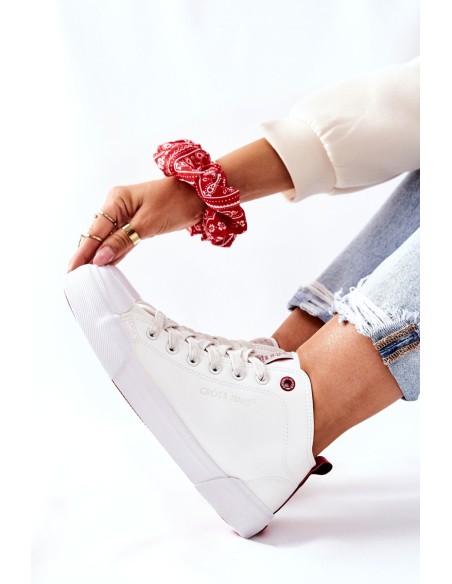 Auliniai sportbačiai Cross Jeans II2R4033C balti