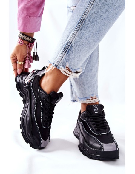 Moteriški sportbačiai Cross Jeans II2R4018C juodi