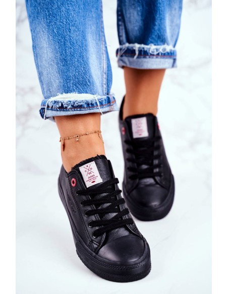 Women's Sneakers Cross Jeans Black DD2R4029C