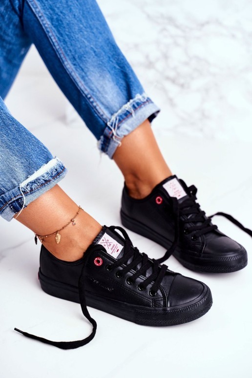Women's Sneakers Cross Jeans Black DD2R4029C