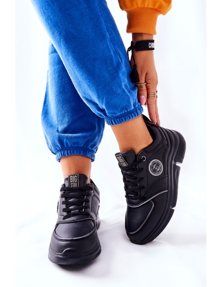 Sport Shoes On A Platform Big Star II274313 Black