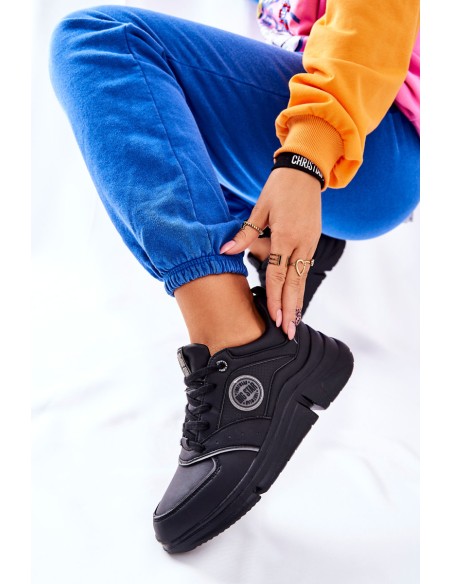 Sport Shoes On A Platform Big Star II274313 Black