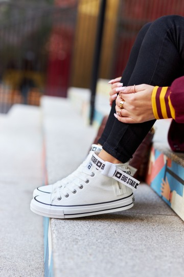 High Heeled Sneakers Big Star GG274027 White 2