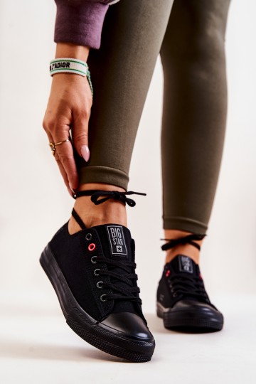 Žemi sportbačiai Big Star JJ274003 juodi