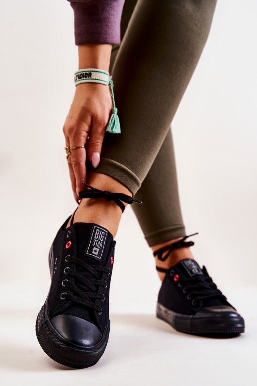 Žemi sportbačiai Big Star JJ274003 juodi