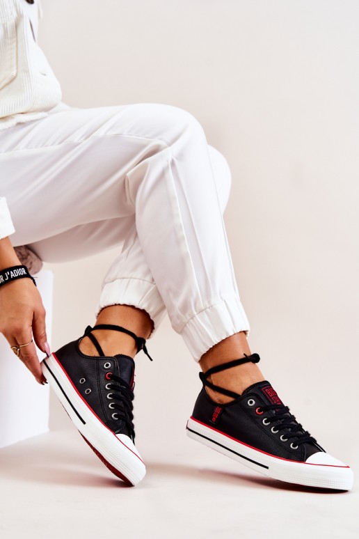 Leather Sneakers BIG STAR JJ274129 Black