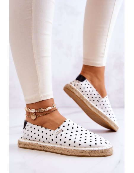 Moteriškos espadrilės su taškeliais Big Star JJ274870 baltos