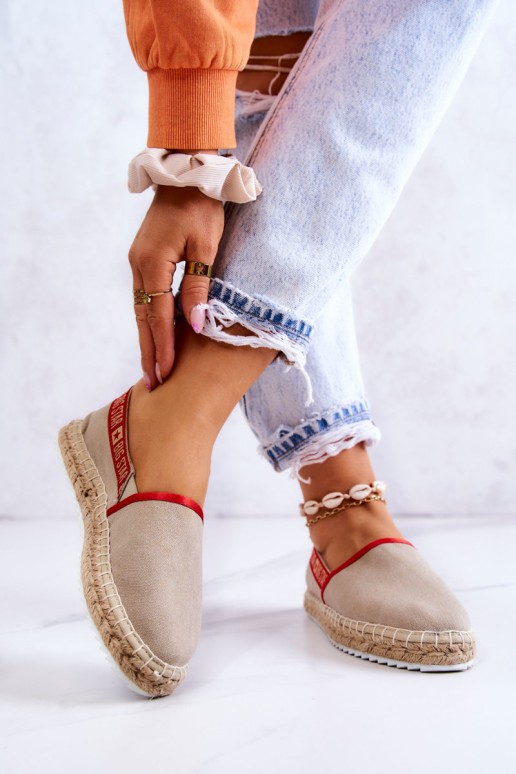 Slip-on espadrilles Big Star JJ274879 Beige