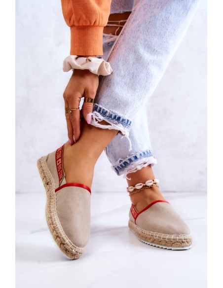 Slip-on espadrilles Big Star JJ274879 Beige