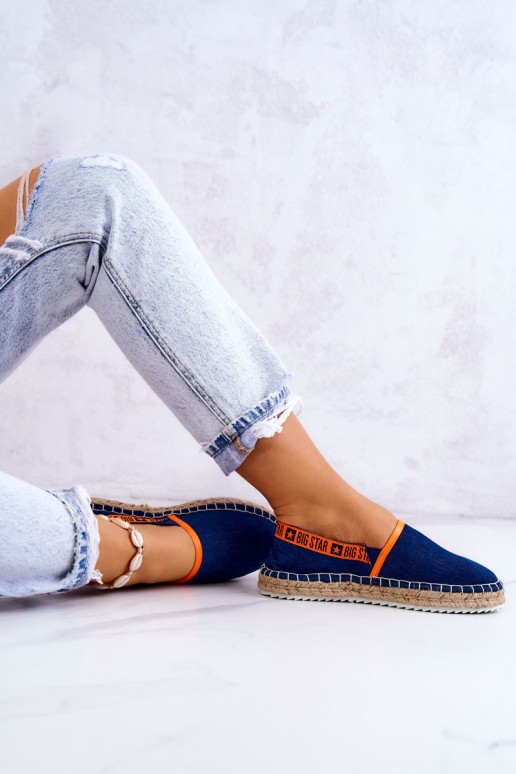 Slip-on espadrilles Big Star JJ274877 Navy blue