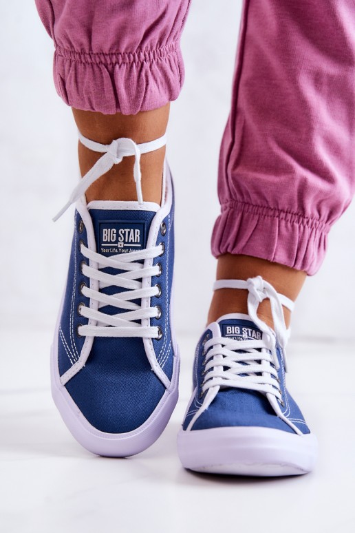 Women's Sneakers BIG STAR W274834 Navy
