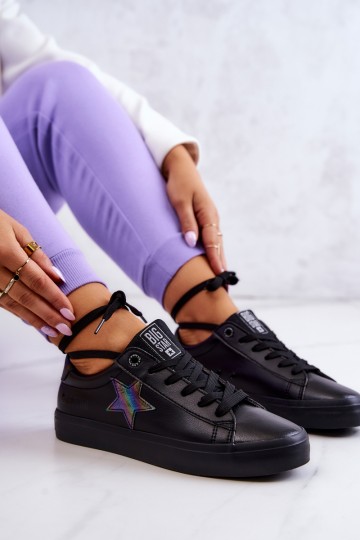 Leather Sneakers Star Big Star JJ274243 Black 2