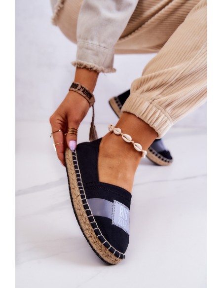 Moteriškos įspiriamos espadrilės Big Star JJ274963 juodos
