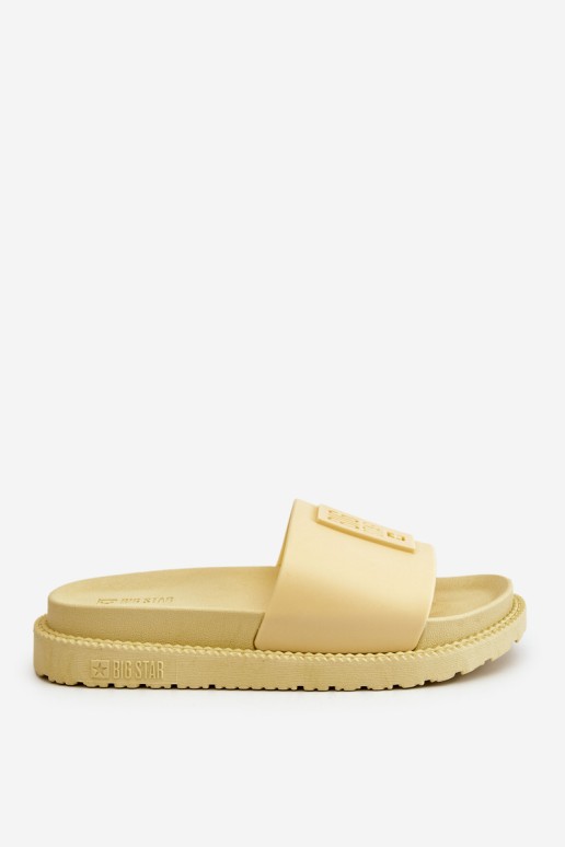 Women's Slippers Big Star LL274427 Yellow