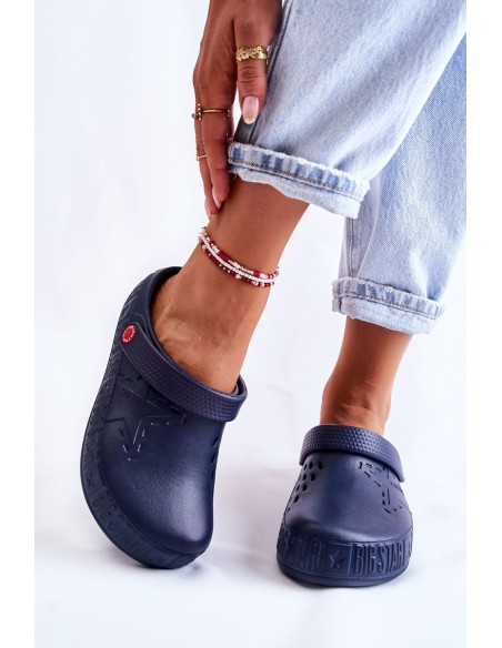 Women's Light Slippers Kroks Big Star II275002 Navy