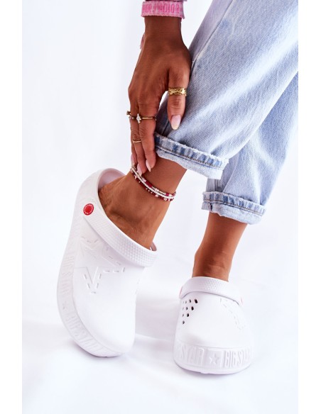 Women's Light Slippers Kroks Big Star II275003 White