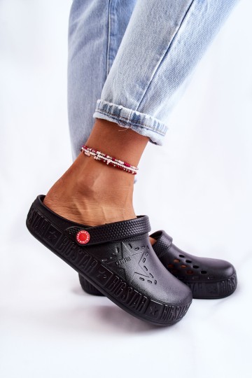 Moteriškos lengvos šlepetės kurpės Big Star II275001 juodos