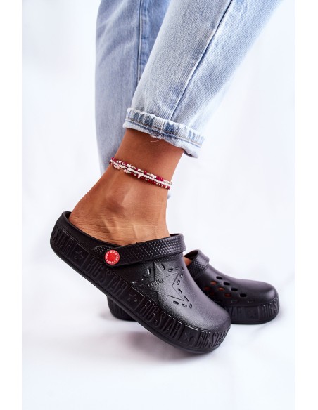 Women's Light Slippers Kroks Big Star II275001 Black