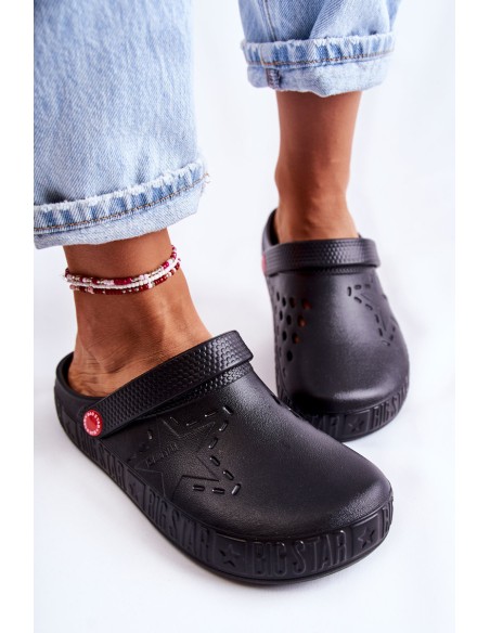 Women's Light Slippers Kroks Big Star II275001 Black