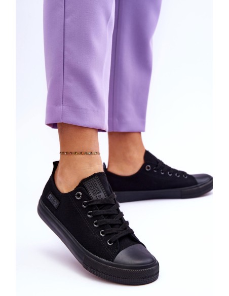 Women's Low Material Sneakers Big Star KK274009 Black