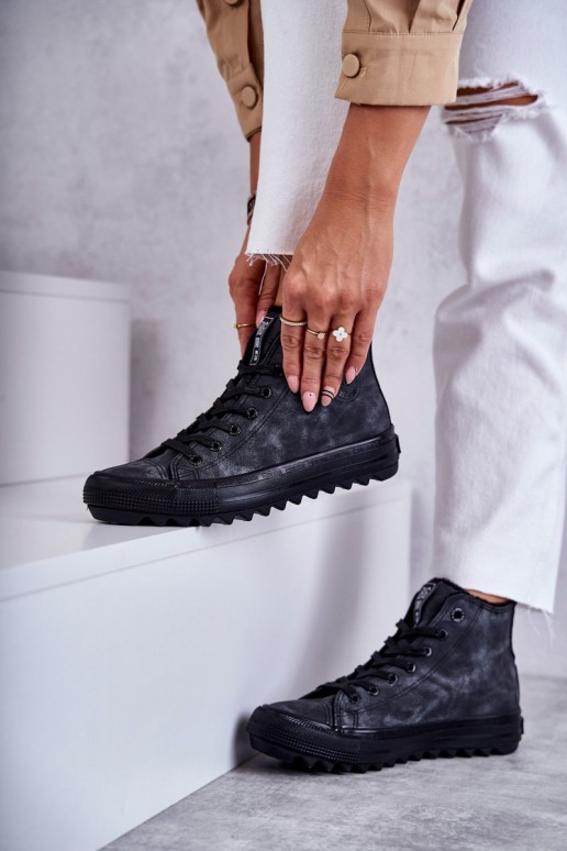 Moteriški sportbačiai Big Star Juodos spalvos GG274069